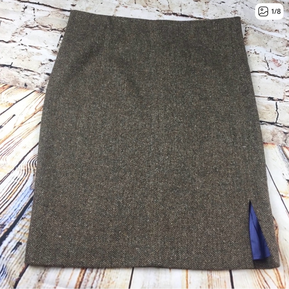 VINCE wool tweed skirt size 6